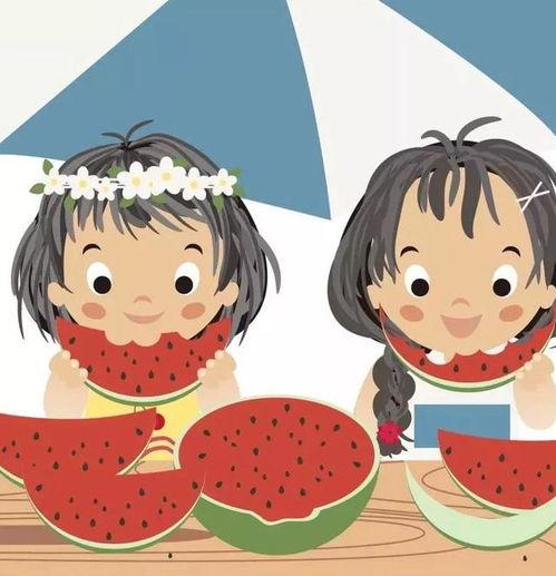 过年吃瓜糖漫画,漫画里的瓜糖年味