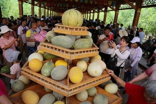 农村巴扎吃瓜,农村巴扎里的夏日风情  第2张